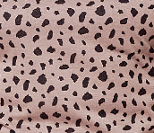 Taupe Polka Print