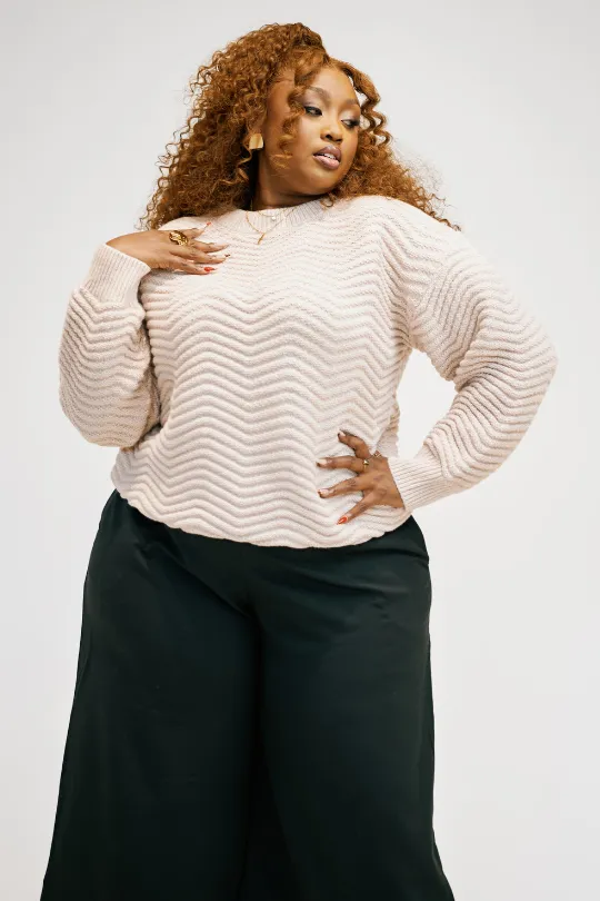 WAFFLE Sweater - Beige