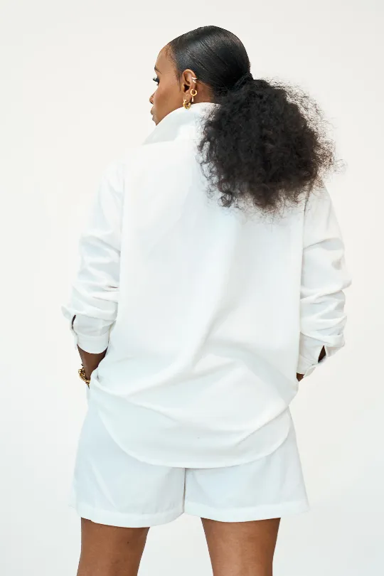 Jasmin Shorts Set - White
