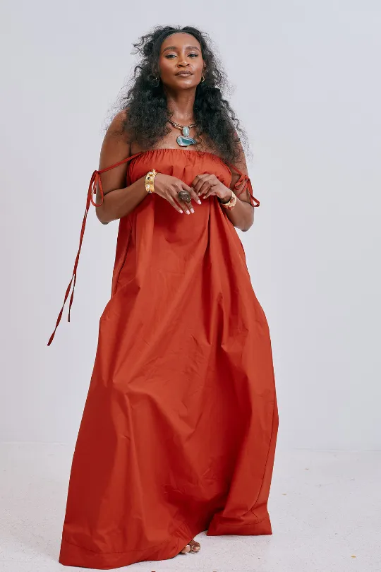 BUTTERSCOTCH Maxi Dress - Burnt Orange