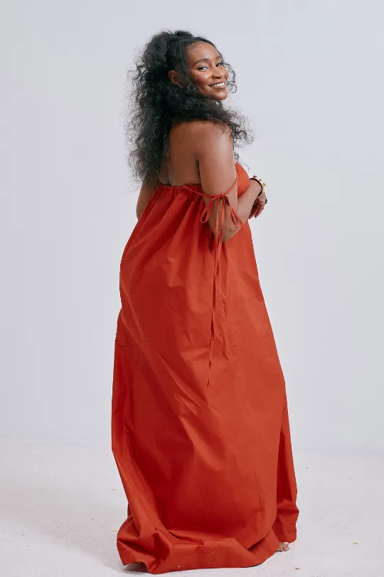 BUTTERSCOTCH Maxi Dress - Burnt Orange