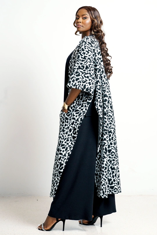 JUNIPER - Black Cheetah Print