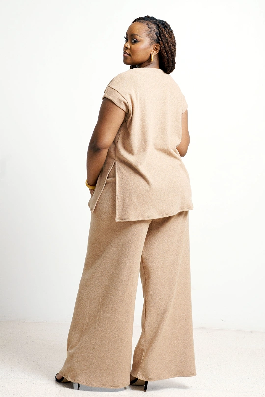 PALAZZO Pants - Taupe
