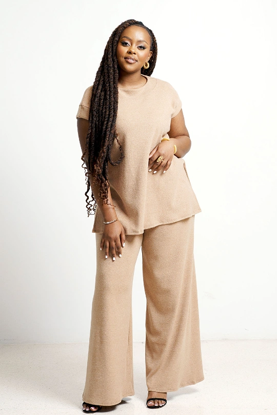 PALAZZO Pants - Taupe