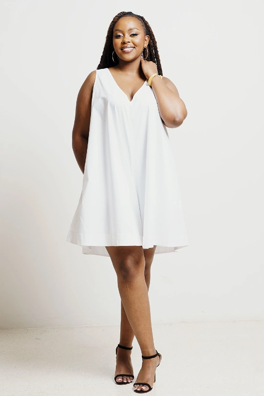 PEONY Romper - White