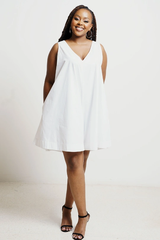 PEONY Romper - White