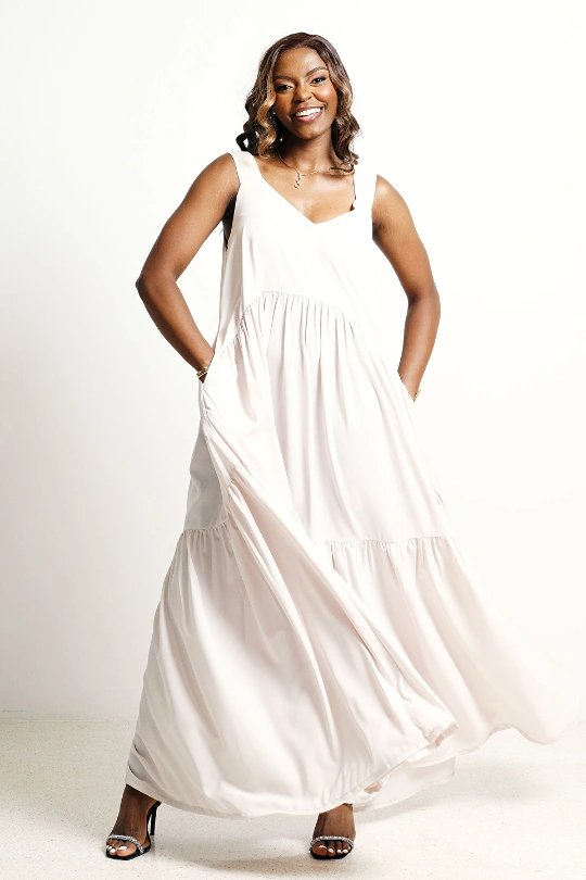 CELERY Dress - Ivory
