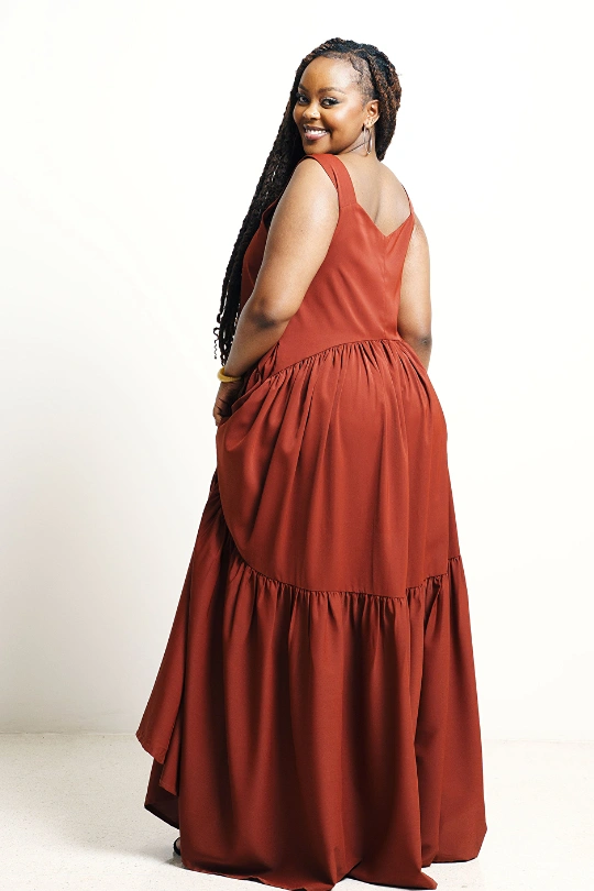 CELERY Dress - Rust